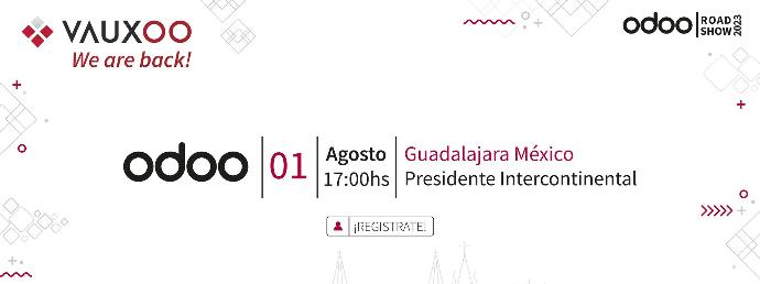 Registro Odoo Roadshow Guadalajara