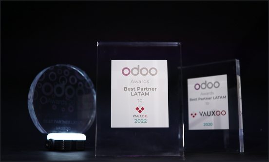 Foto de premios de Vauxoo